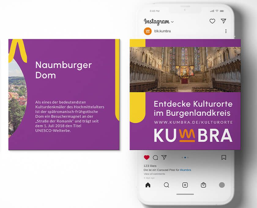 Carousel Post für KUMBRA, by saalebrands